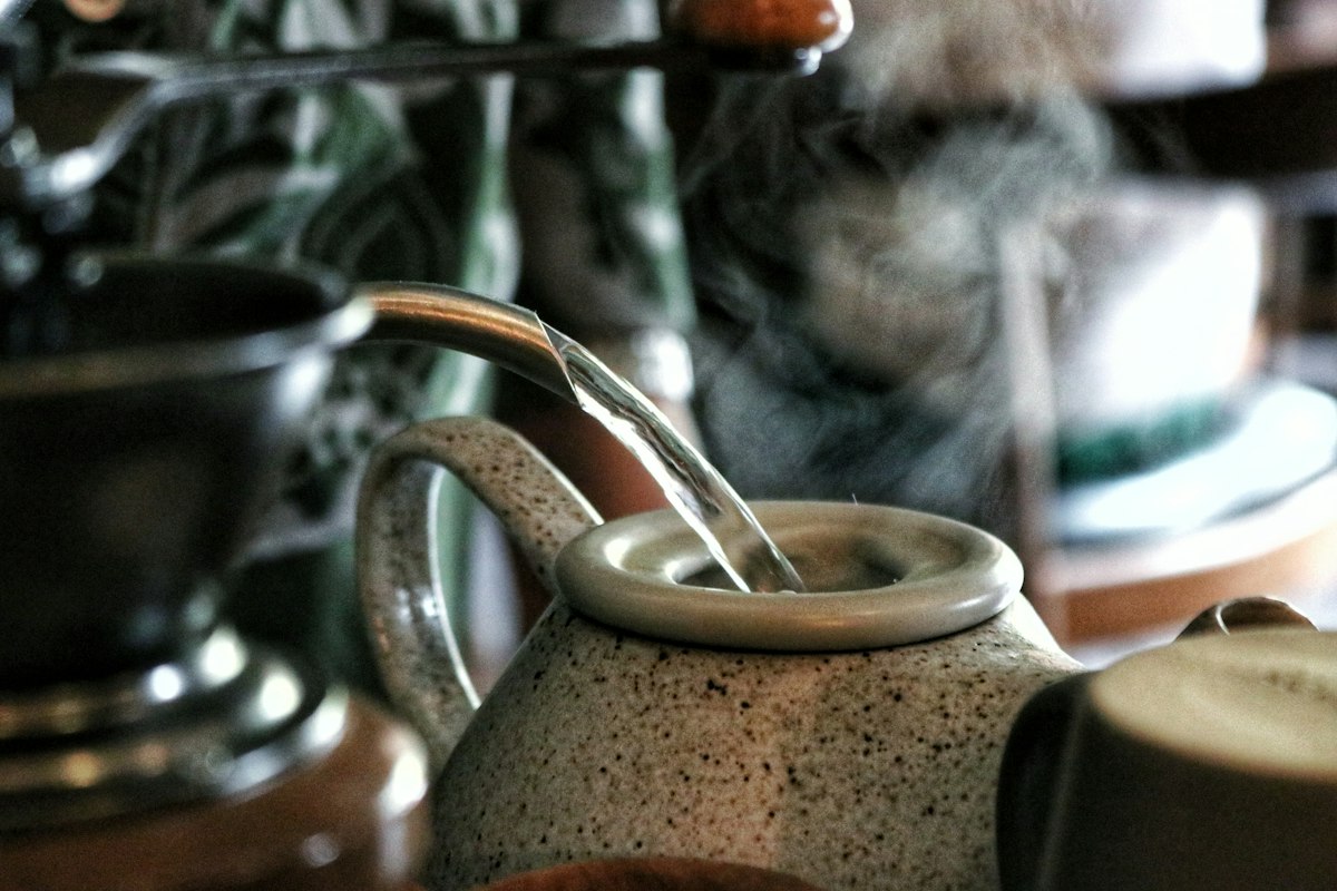 Galette compressée de thé pu-erh ancien
